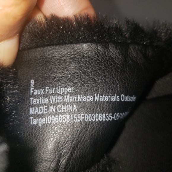 NWOB A New Day Faux Fur Slide On Sandals - Picture 10 of 10